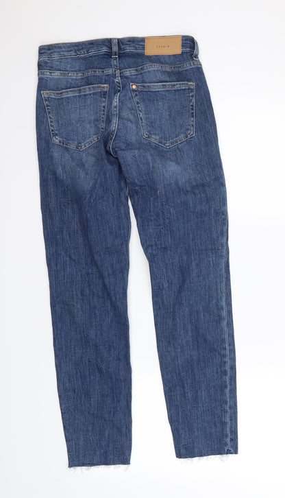 Womens UK Size 6 H&M Regular Fit Skinny Blue Jeans