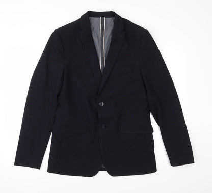 Mens UK Size 40 Zara Regular Blue Suit Jacket