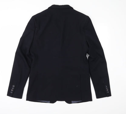 Mens UK Size 40 Zara Regular Blue Suit Jacket