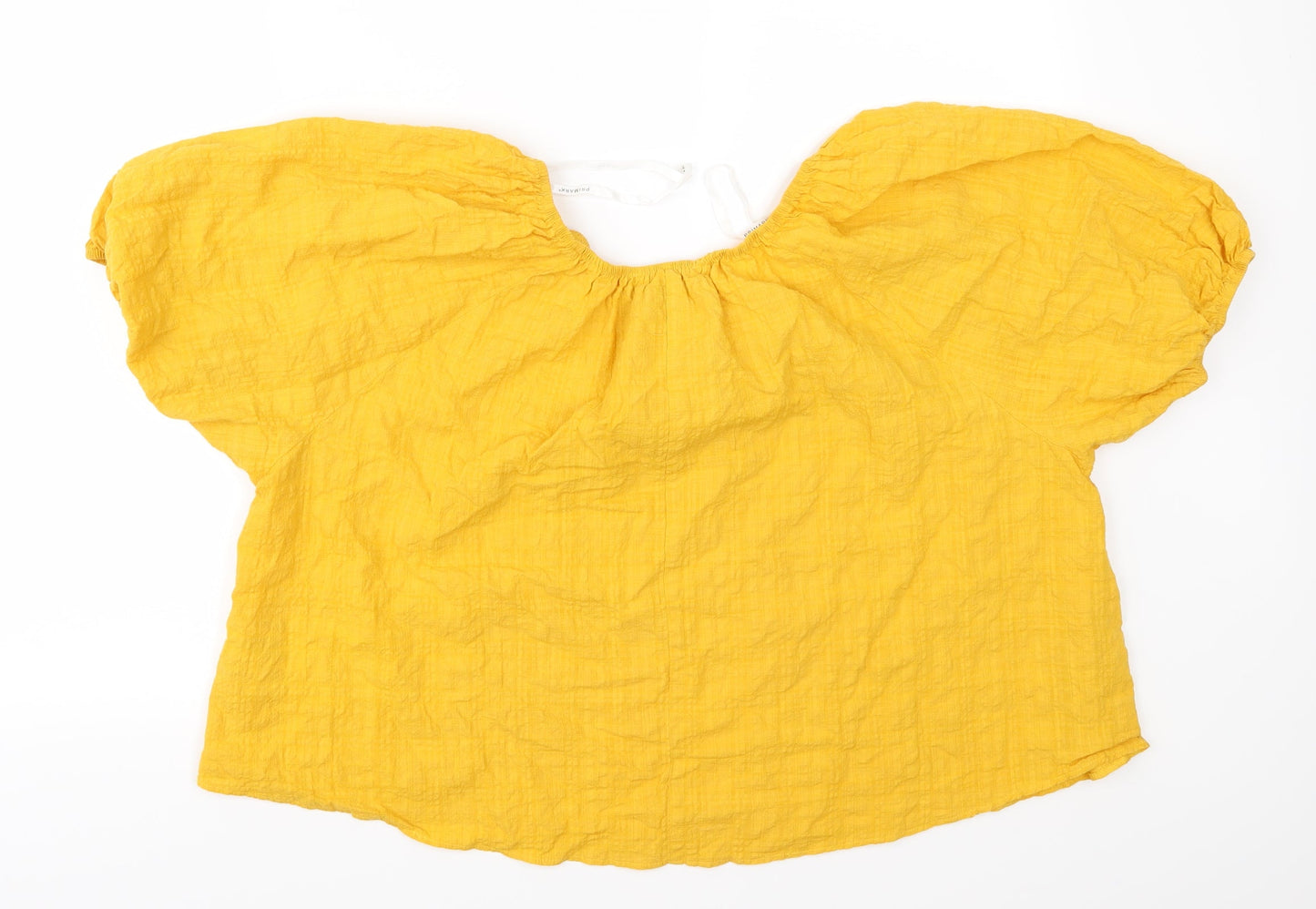 Primark Womens Yellow   Basic Blouse Size 12