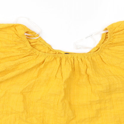 Primark Womens Yellow   Basic Blouse Size 12