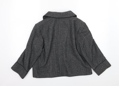 Papaya Womens Grey Argyle/Diamond  Jacket  Size 16