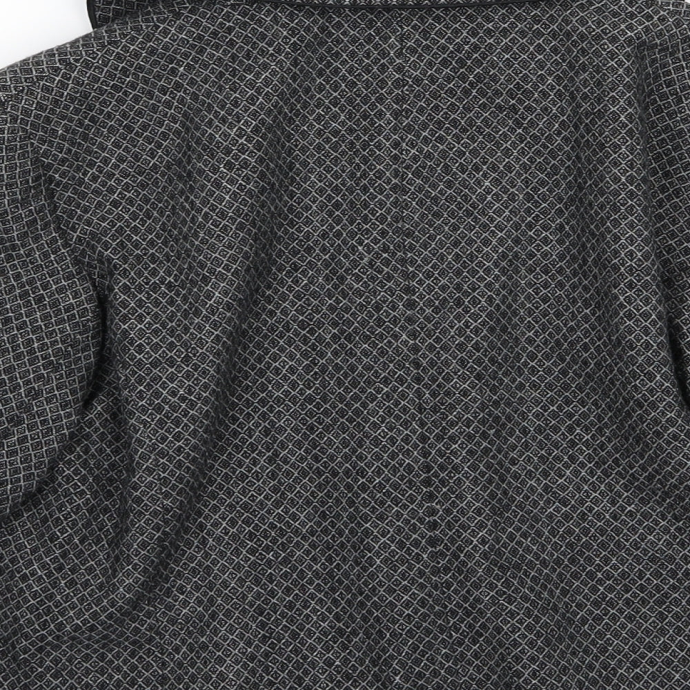 Papaya Womens Grey Argyle/Diamond  Jacket  Size 16