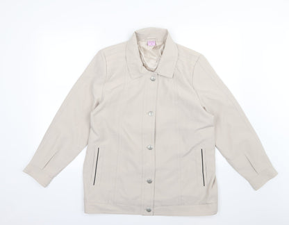 Womens UK Size 14 Amalina Beige Jacket