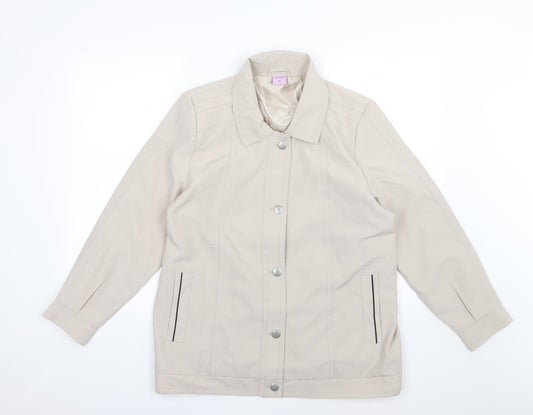 Womens UK Size 14 Amalina Beige Jacket