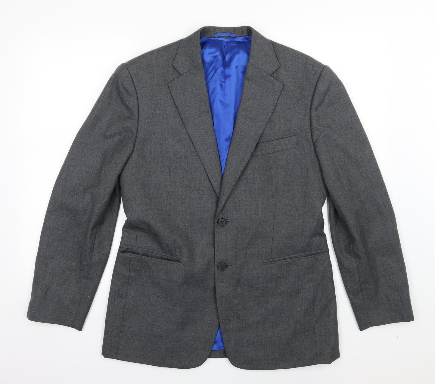 Mens UK Size 36 Preworn Regular Grey Suit Jacket