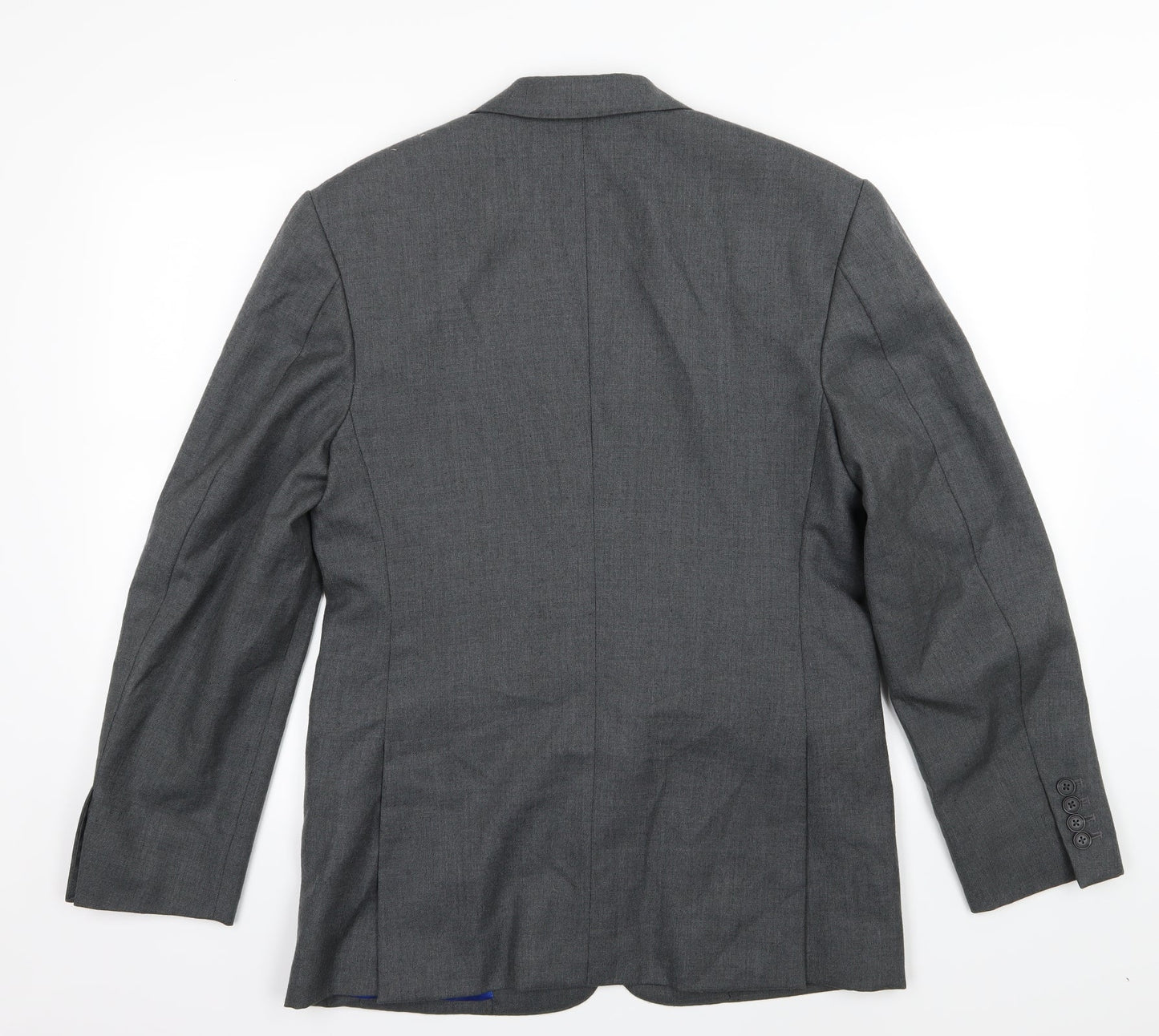 Mens UK Size 36 Preworn Regular Grey Suit Jacket