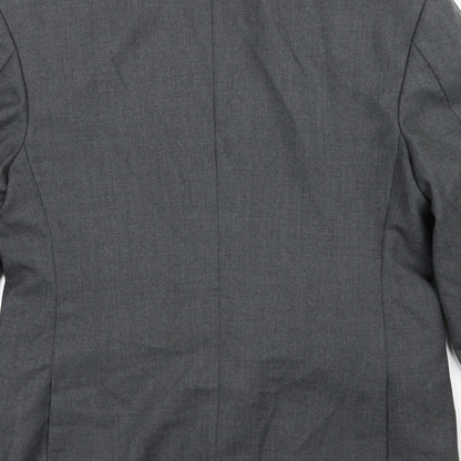 Mens UK Size 36 Preworn Regular Grey Suit Jacket