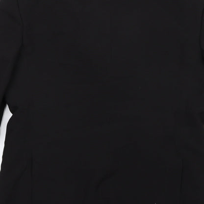 Mens UK Size 38 Cedar Wood State Regular Black Suit Jacket
