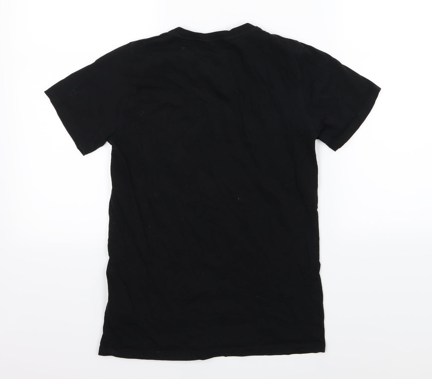 Womens UK Size 6 New Look Black Basic T-Shirt