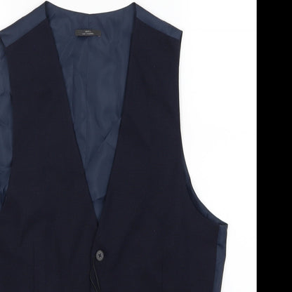 Mens UK Size M Marks and Spencer Regular Blue Suit