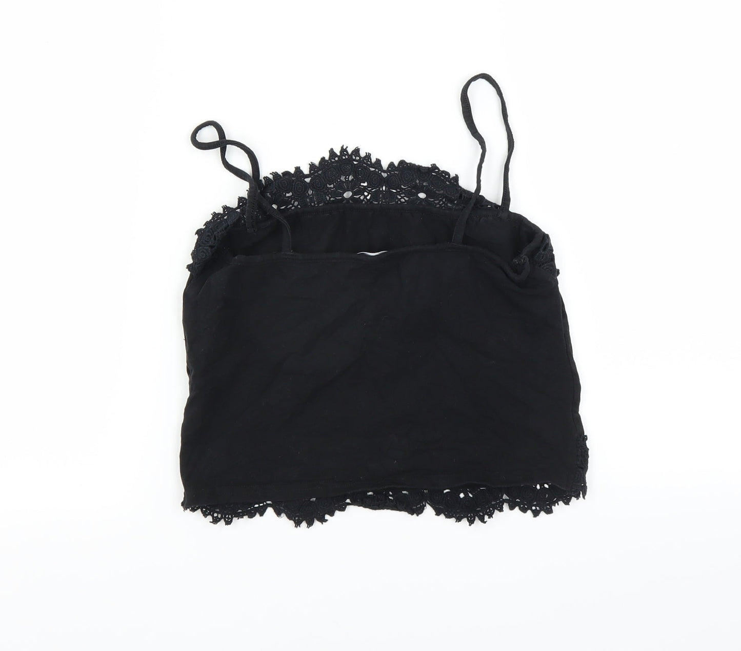 Womens UK Size 12 New Look Black Camisole Blouse