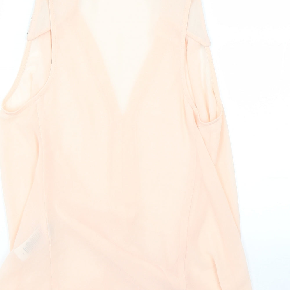 New Look Womens Pink   Basic Blouse Size 8