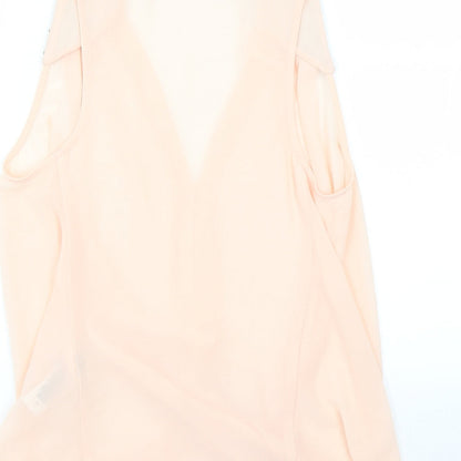 New Look Womens Pink   Basic Blouse Size 8