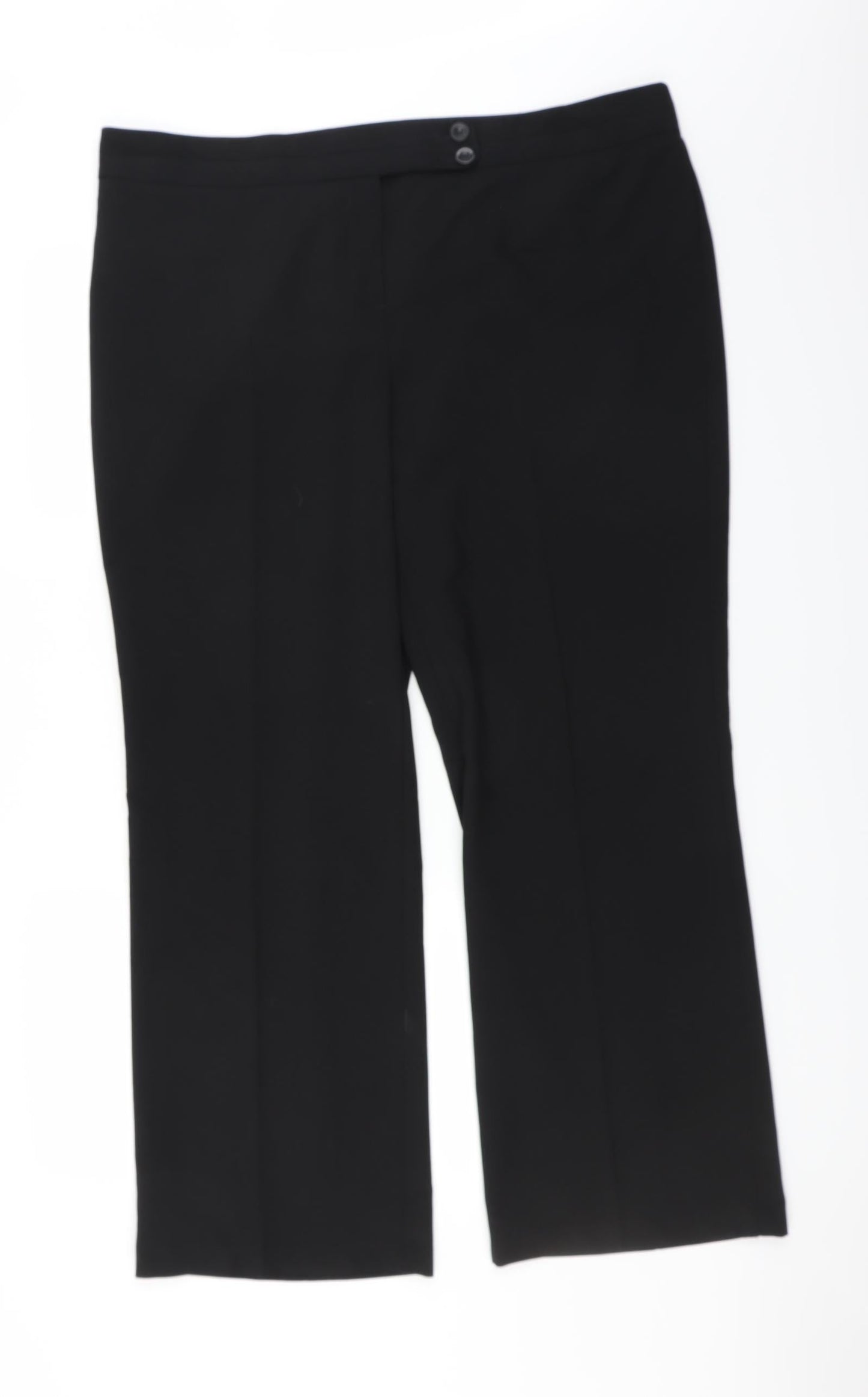 George Womens Black   Trousers  Size 42 L30 in