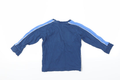 Matalan Boys Blue   Basic T-Shirt Size 5 Years