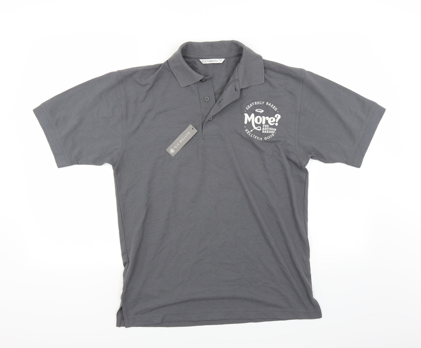 Kustom Kit Mens Grey    Polo Size S