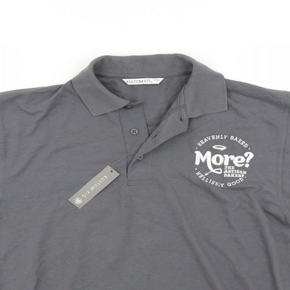 Kustom Kit Mens Grey    Polo Size S