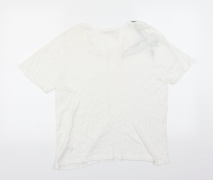 Anna Rose Womens White   Pullover Jumper Size L  - BUTTERFLY