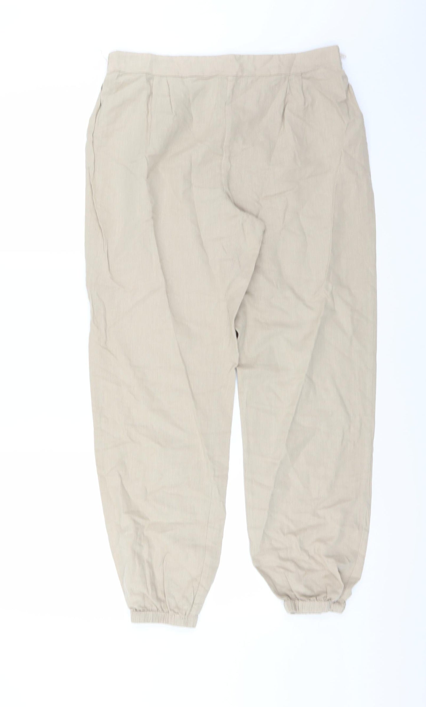KOAN Womens Beige   Trousers  Size 16 L28 in
