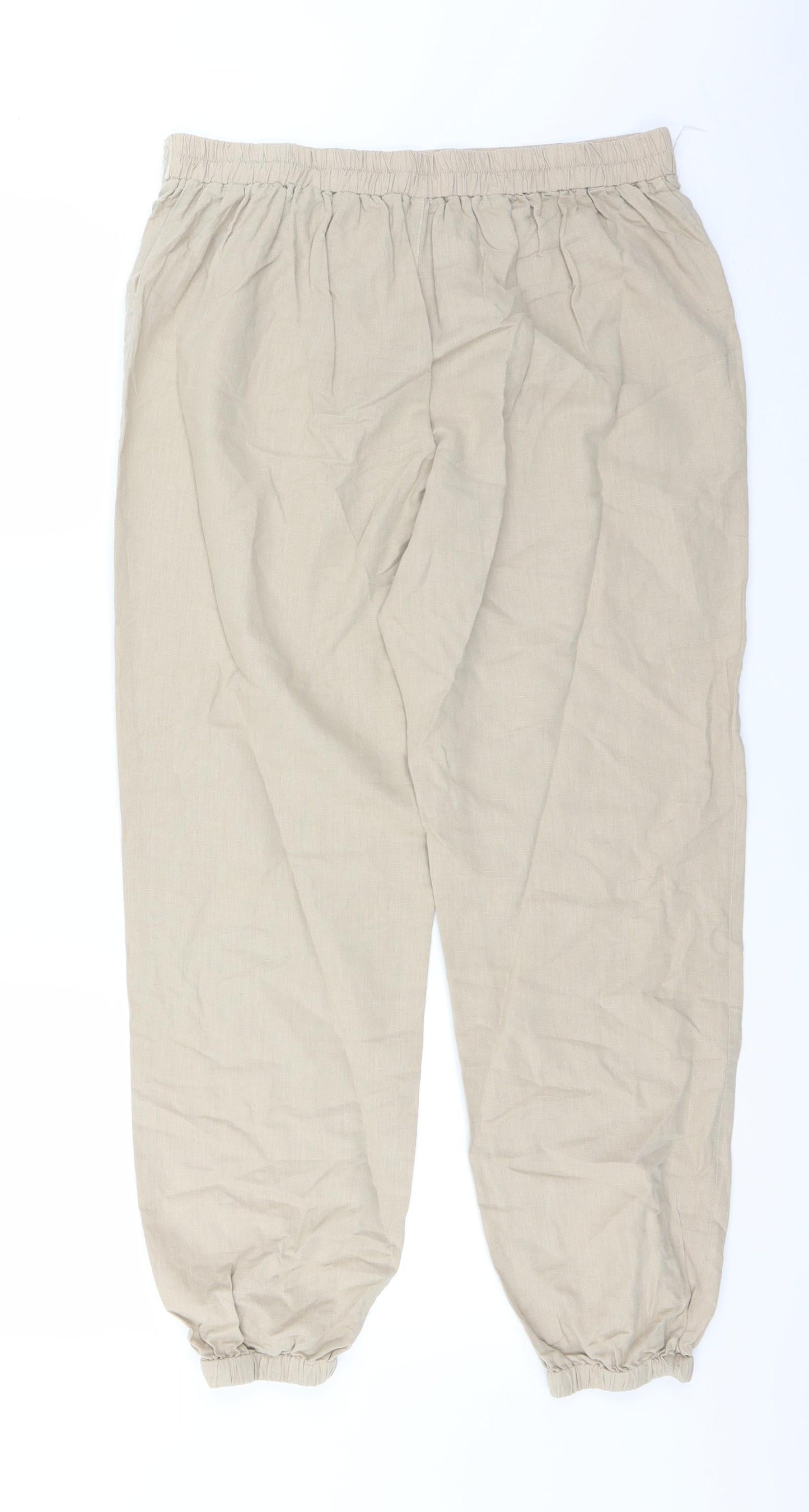 KOAN Womens Beige   Trousers  Size 16 L28 in