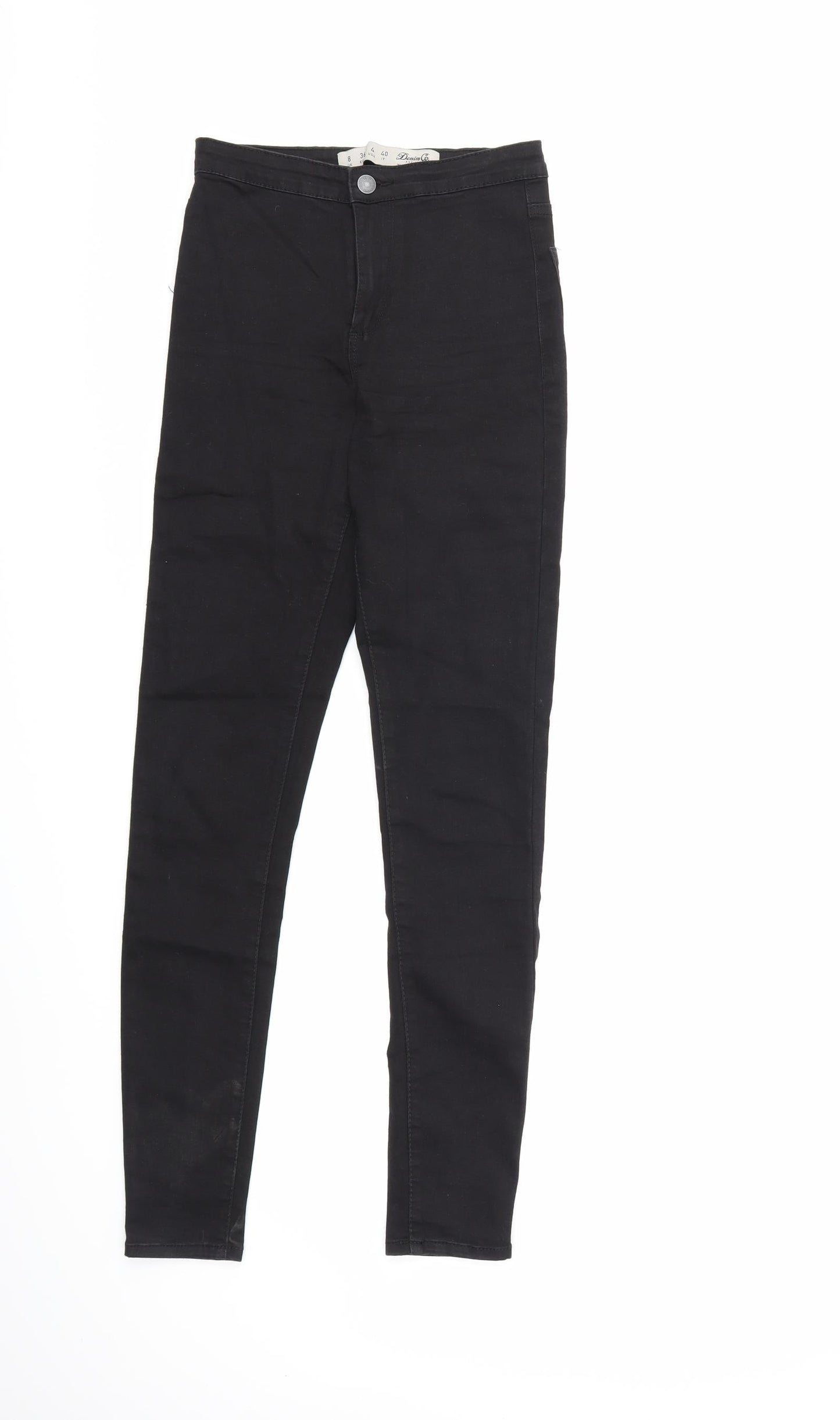 Denim & Co. Womens Black  Denim Skinny Jeans Size 8 L30 in