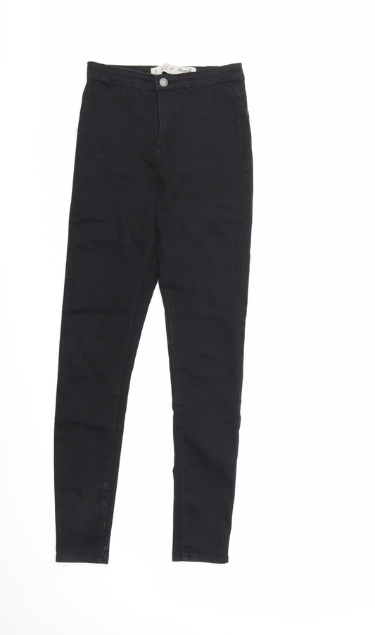 Denim & Co. Womens Black  Denim Skinny Jeans Size 8 L30 in