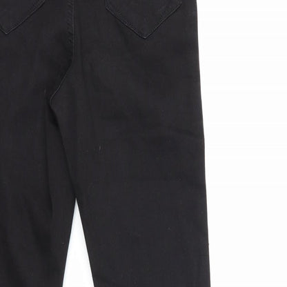 Denim & Co. Womens Black  Denim Skinny Jeans Size 8 L30 in
