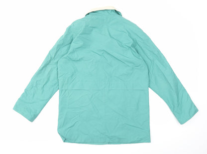 Womens UK Size 14 Damart Green Overcoat