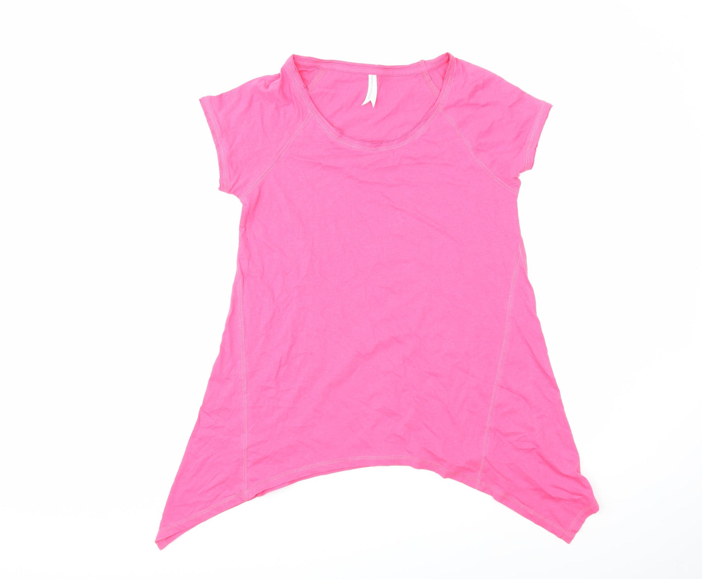 Womens UK Size 10 Marks and Spencer Pink Basic T-Shirt