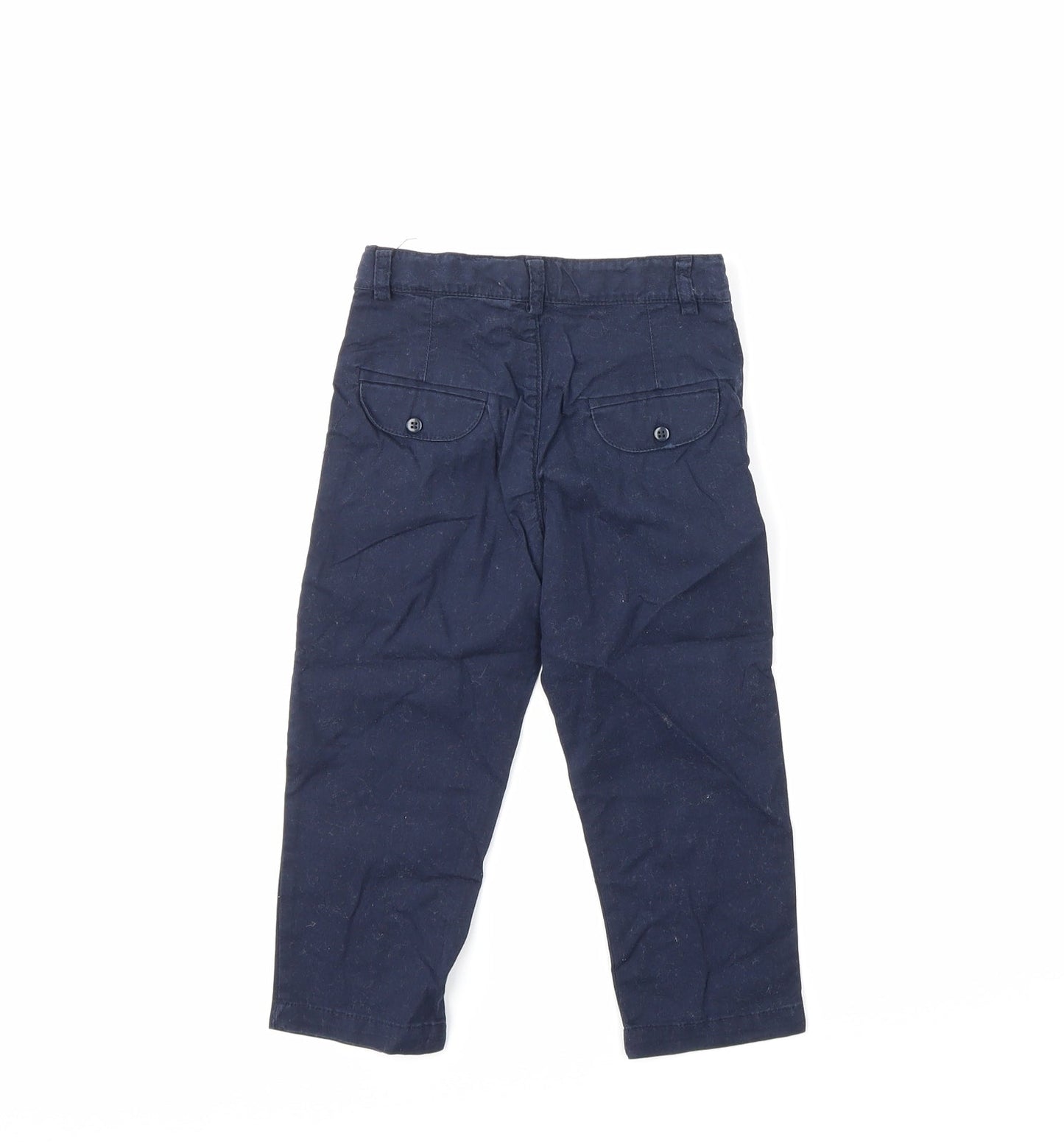 Preworn Boys Blue   Chino Trousers Size 2 Years