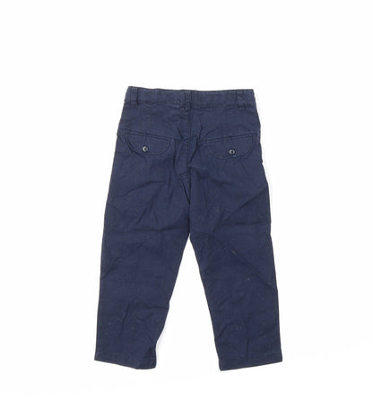 Preworn Boys Blue   Chino Trousers Size 2 Years