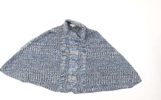 Red Herring Womens Blue  Knit Pullover Jumper Size L