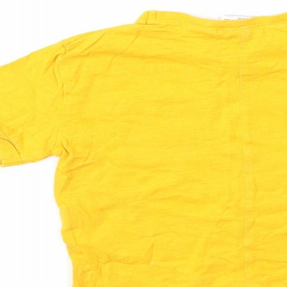 Zara Baby Yellow   Basic T-Shirt Size 12 Months