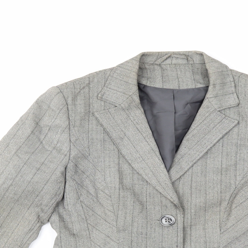 Womens UK Size 8 Dorothy Perkins Grey Jacket