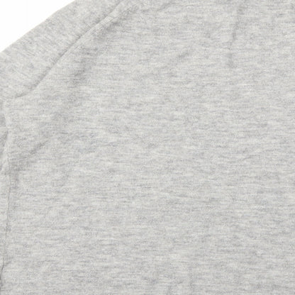 H&M Womens Grey  Knit Pullover Jumper Size M
