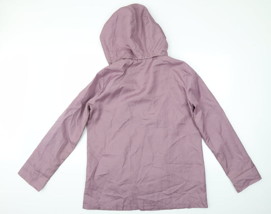 Womens UK Size 16 Anne De Lancay Purple Overcoat