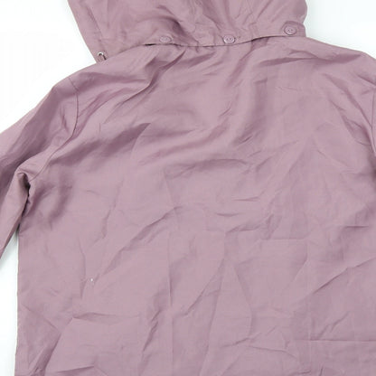 Womens UK Size 16 Anne De Lancay Purple Overcoat