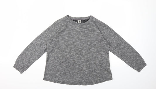 ASOS Womens Grey  Knit Pullover Jumper Size 12