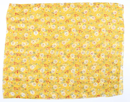 Matalan Womens Yellow Floral   Shawl/Wrap