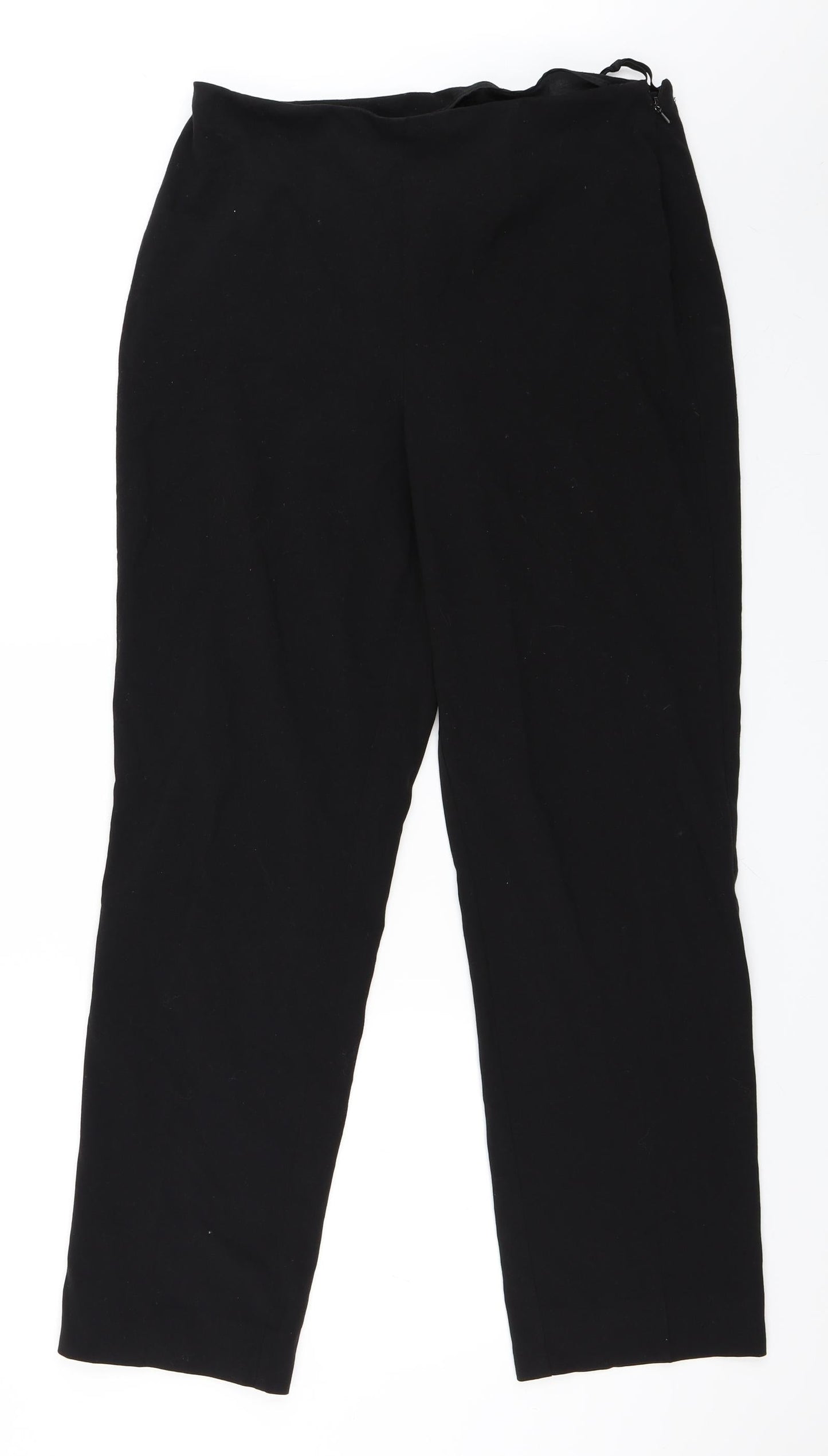 Womens UK Size 14 Marks and Spencer Regular Fit  Black Trousers