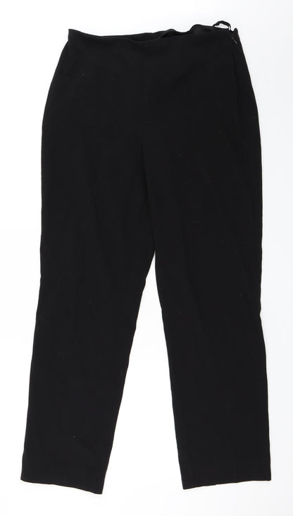 Womens UK Size 14 Marks and Spencer Regular Fit  Black Trousers