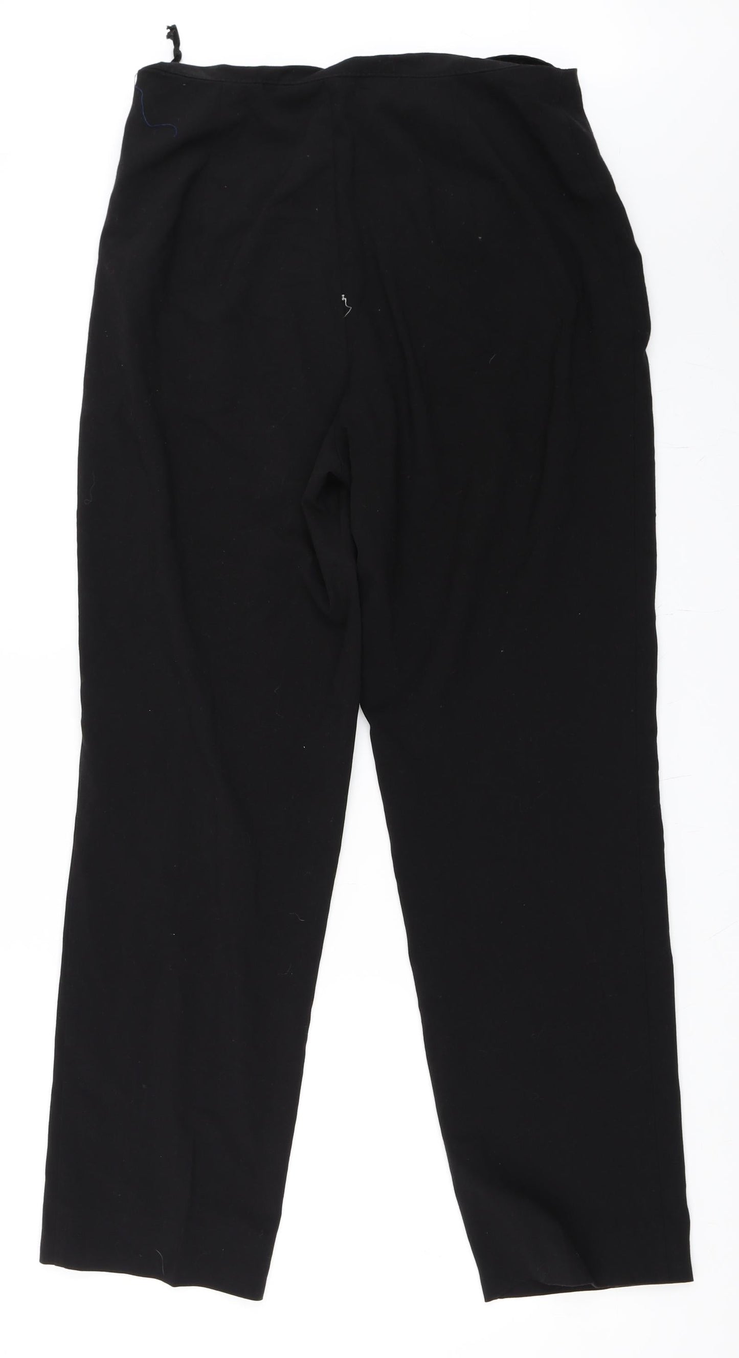 Womens UK Size 14 Marks and Spencer Regular Fit  Black Trousers