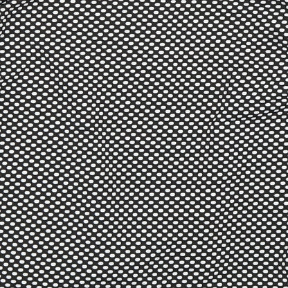 Brand and care label for Kim Rogers women’s black polka dot jacket blazer, size M