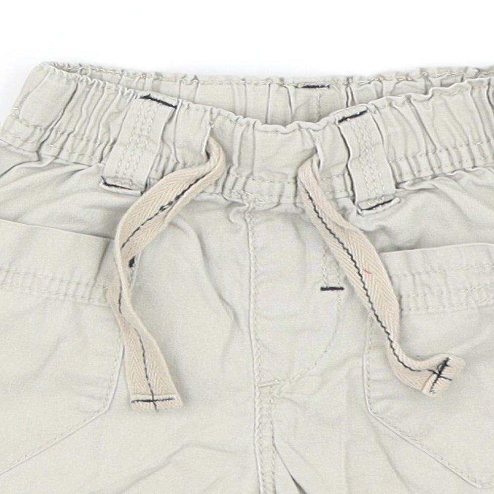 NEXT Boys Beige   Cropped Trousers Size 12-18 Months