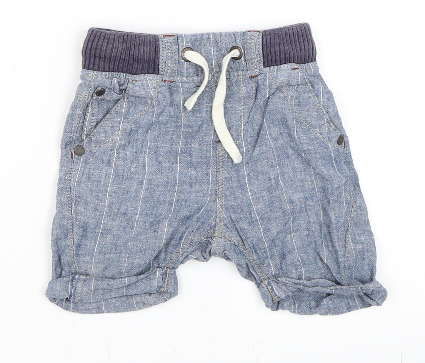 NEXT Boys Blue   Cropped Trousers Size 12-18 Months