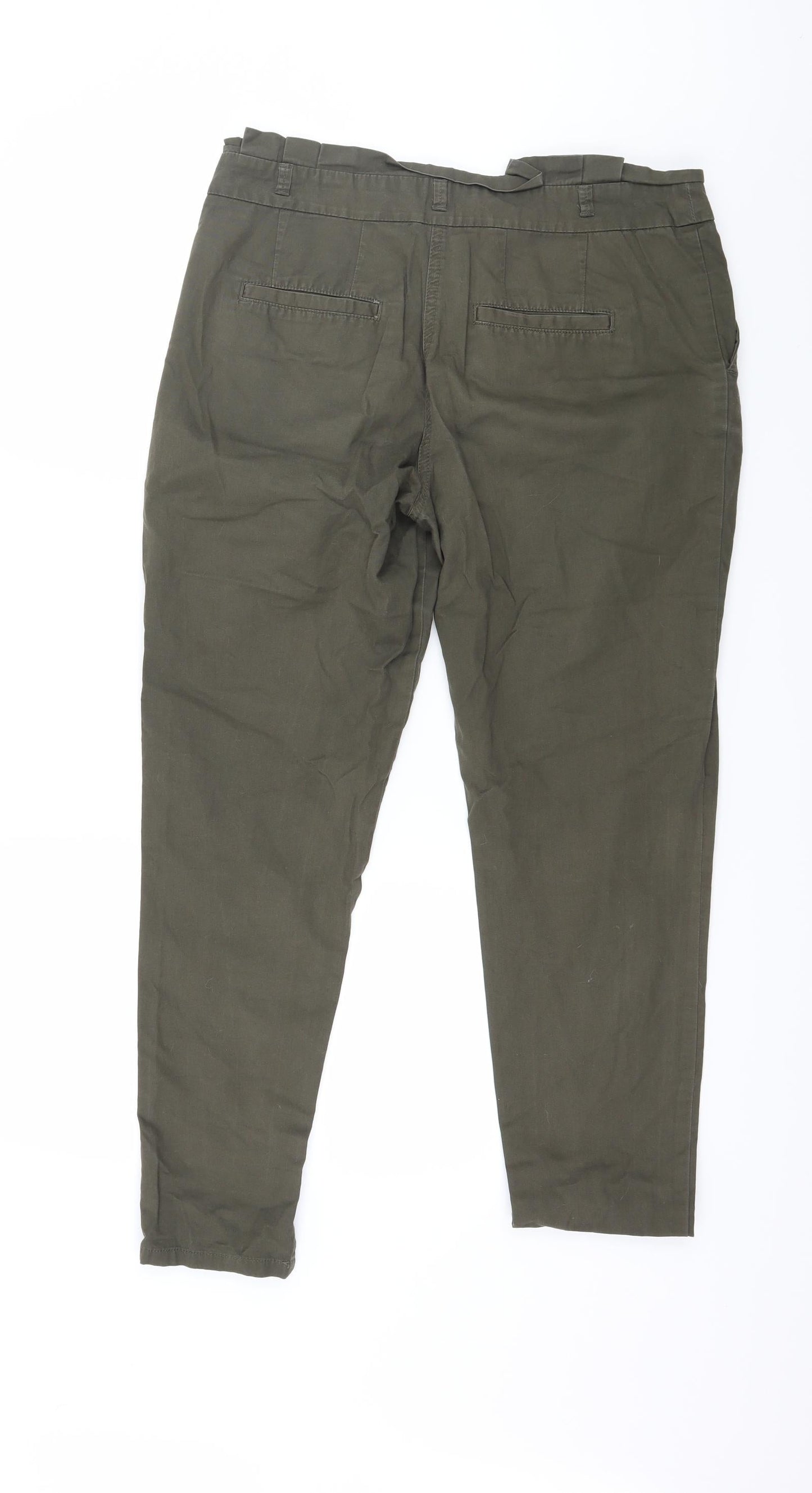Womens UK Size 8 Dorothy Perkins Regular Fit  Green Trousers