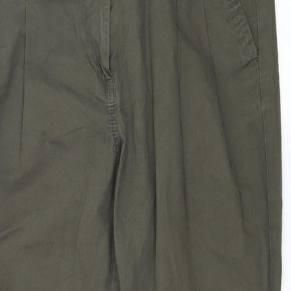 Womens UK Size 8 Dorothy Perkins Regular Fit  Green Trousers