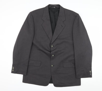 Mens UK Size L C&A Regular Grey Suit Jacket
