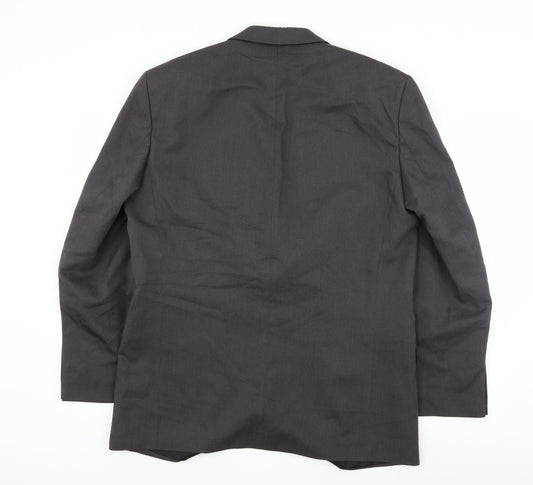 Mens UK Size L C&A Regular Grey Suit Jacket